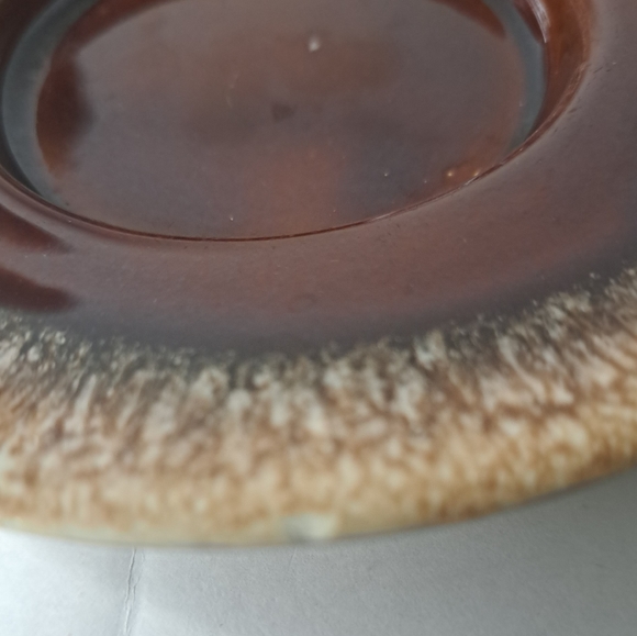 Hull Oven Proof Brown Drip Crestone Coffee Mug Cup & Saucer. - Picture 5 of 7